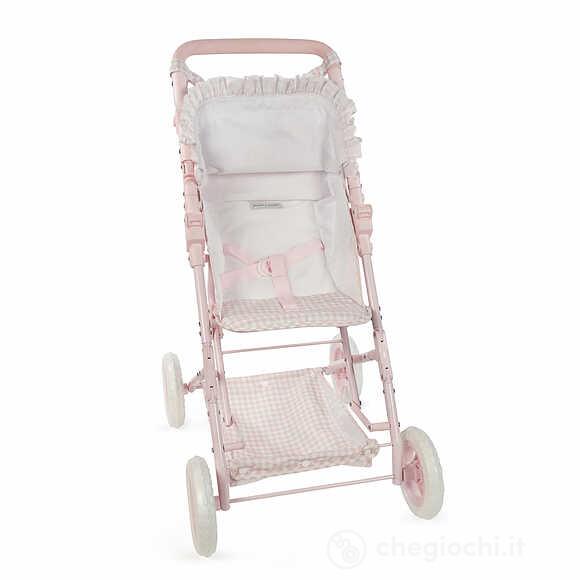 Passeggino Con Sacco Tom Vichy Rosa