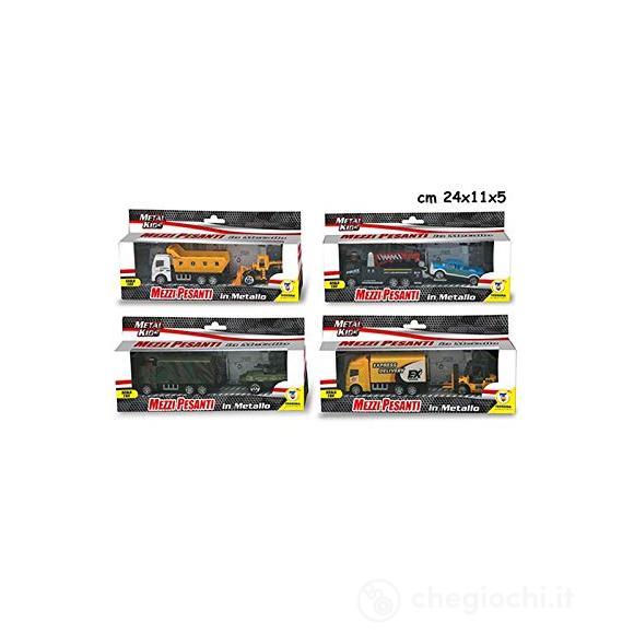 Metal Kids - Mezzi Pesanti 4 Mdl In Metallo