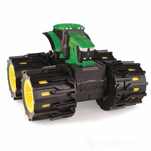 Trattore Monster Treads John Deere con ruote giganti (LC46645)