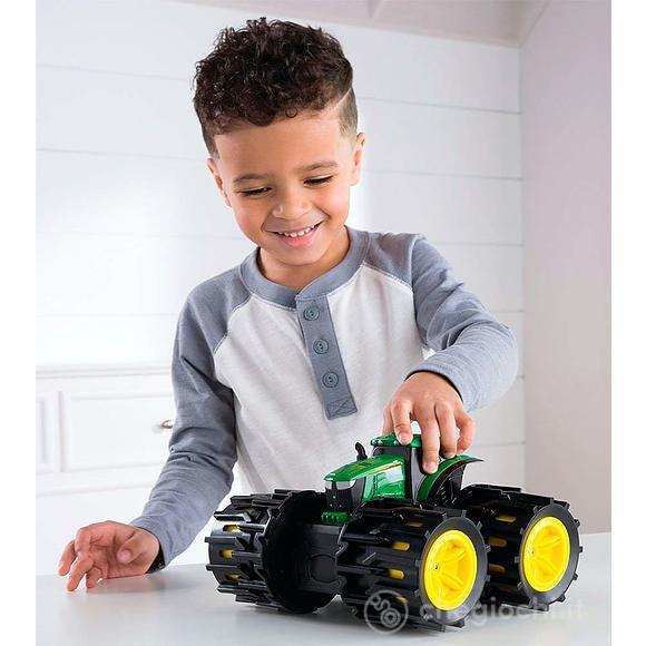 Trattore Monster Treads John Deere con ruote giganti (LC46645)