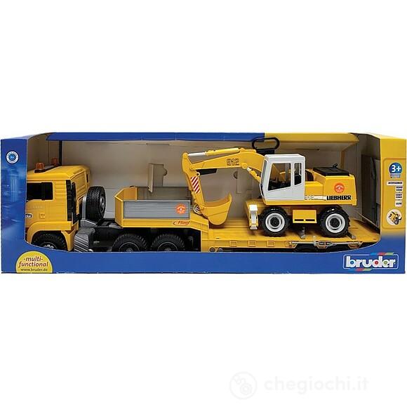 Camion MAN TGA con escavatore (01645)