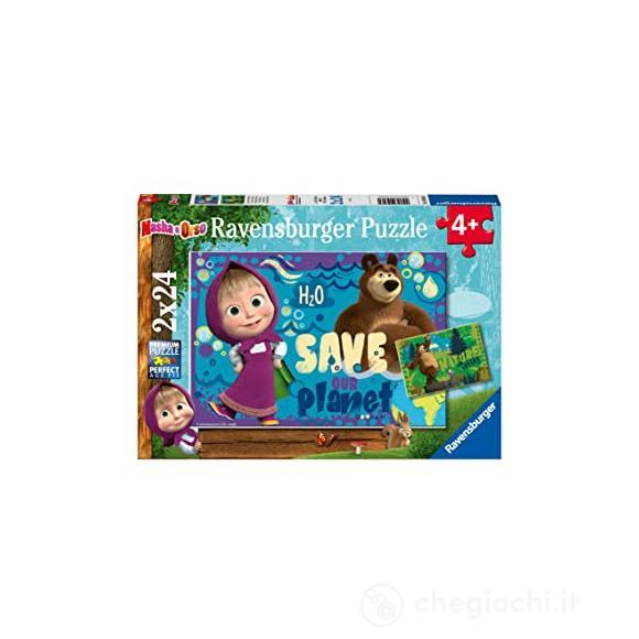 Masha e Orso - Puzzle 2 x 24 pezzi (05646)