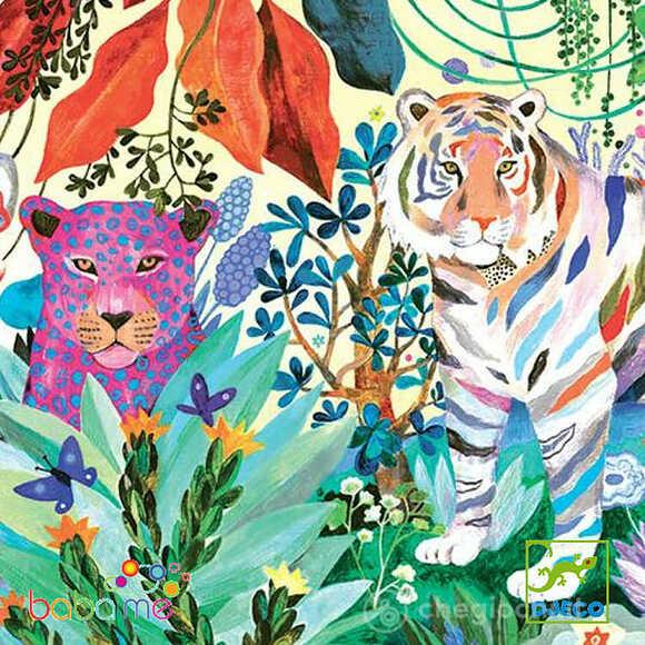 Rainbow Tigers - Puzzle - Puzzles gallery (DJ07647)