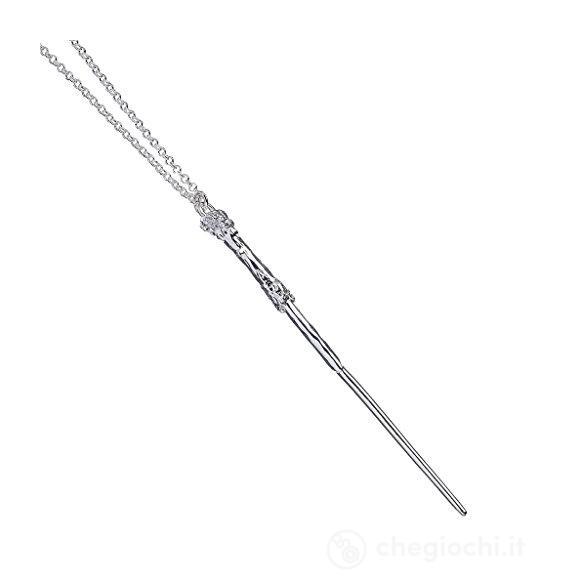 Harry Potter: Sterling Silver Harry Potter Wand Necklace Gift Boxed (Collana+Confezione Regalo)