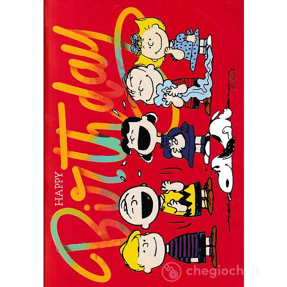 Biglietto buon compleanno Peanuts