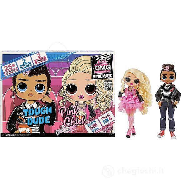 LOL Surprise OMG Movie Magic 2 bambole - Tough Dude e Pink Chick (576501)