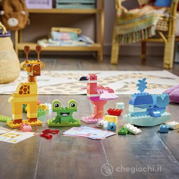 LEGO DUPLO 10472 Gioco di Costruzione degli Animali, Giochi Didattici per la Classificazione dei Colori, Regalo Bambini da 3+