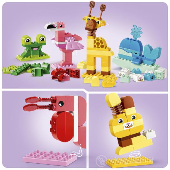 LEGO DUPLO 10472 Gioco di Costruzione degli Animali, Giochi Didattici per la Classificazione dei Colori, Regalo Bambini da 3+