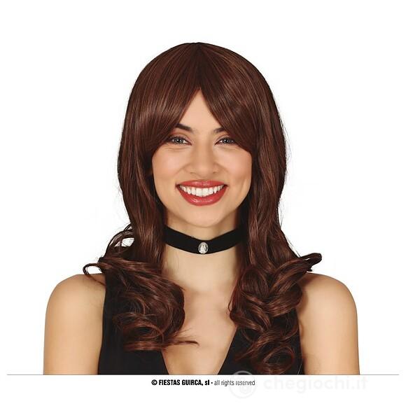 Parrucca Capelli Castani In Confezione (4653)