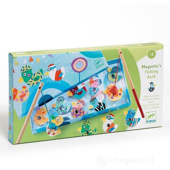 Anatra da pesca - Giochi educativi in legno - Magnetic fishing games (DJ01654)
