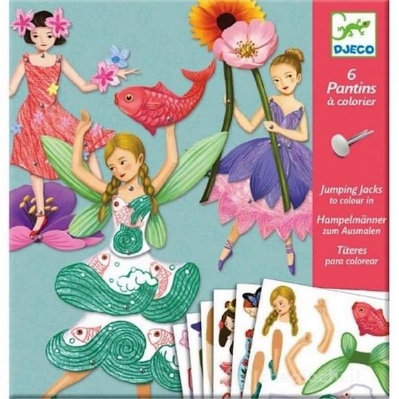 Jumping jacks - Fairies - Small gifts for older ones - Colouring surprises (DJ09654)