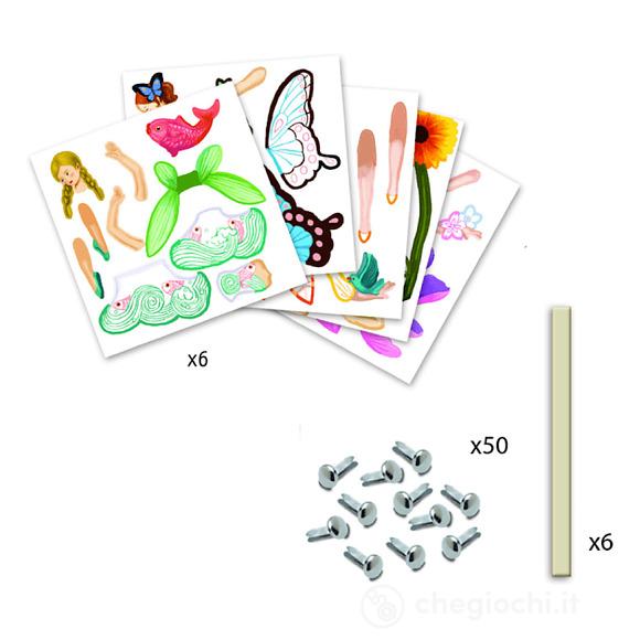 Jumping jacks - Fairies - Small gifts for older ones - Colouring surprises (DJ09654)