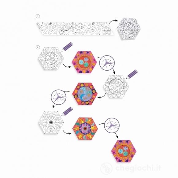 Constellation mandalas - Small gifts for older ones - Colouring surprises (DJ09655)