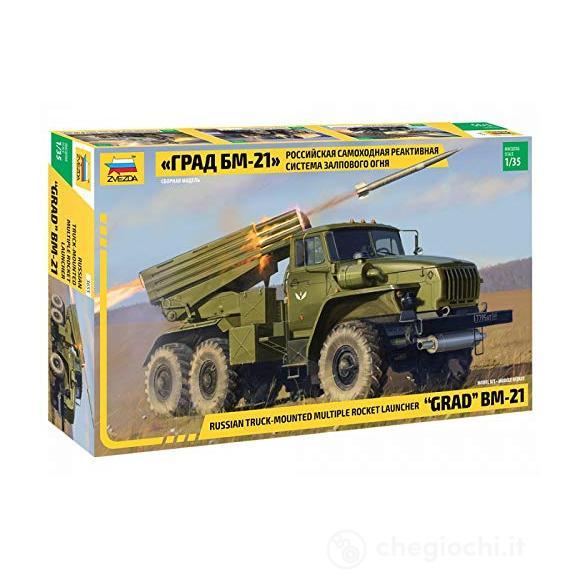 BM-21 GRAD Multiple rocket launcher 1/35  (ZS3655)