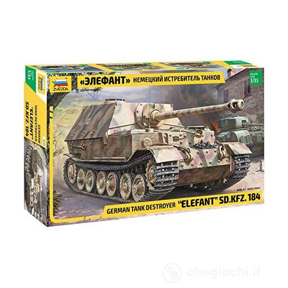Carro armato Elefant Sd.Kfz.184 German heavy tank destroyer 1/35 (ZS3659)