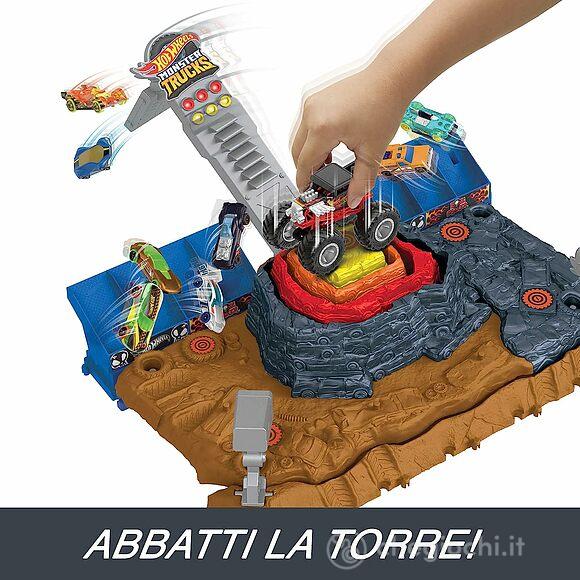 Hot Wheels Monster Trucks Arena degli Scontri Bone Shaker, Sfida Demolizione (HNB96)