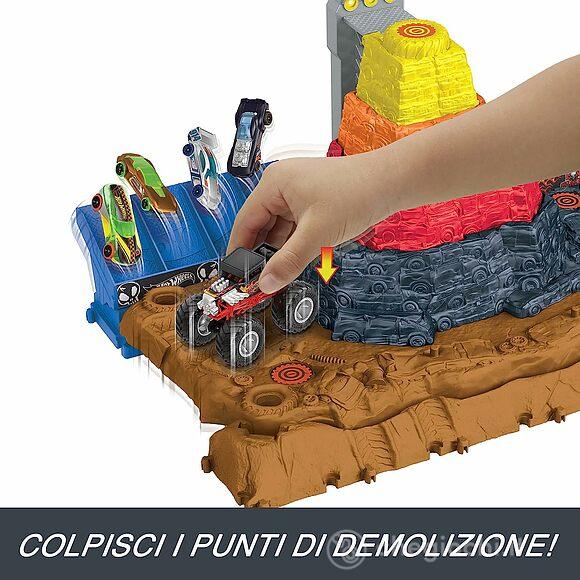 Hot Wheels Monster Trucks Arena degli Scontri Bone Shaker, Sfida Demolizione (HNB96)