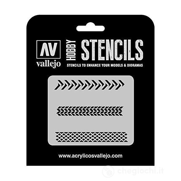 Stencil Sttx002 Tyre Markings