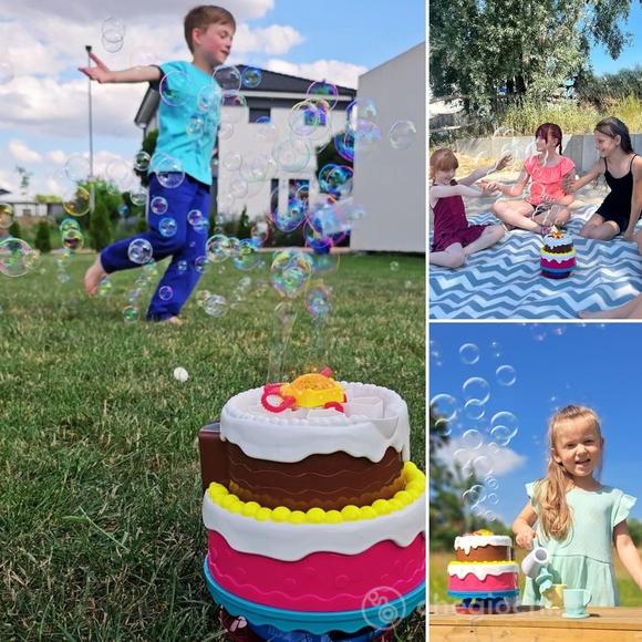 Macchina Crea Bolle Torta Party Musicale Diam Cm 18,5 H 20 (20664)