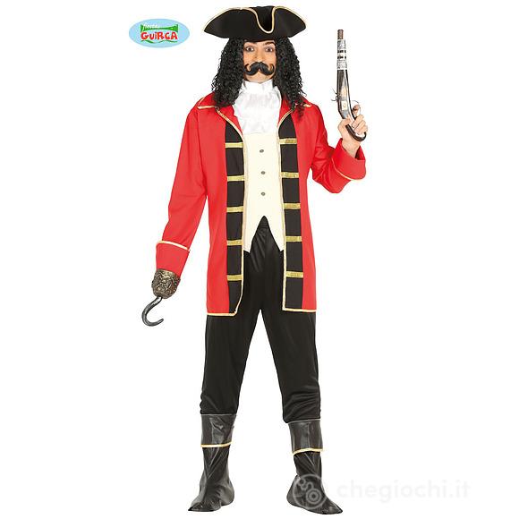 Costume Uomo Capitan Pirata Con Uncino Alta Qualit? Taglia M (88664)
