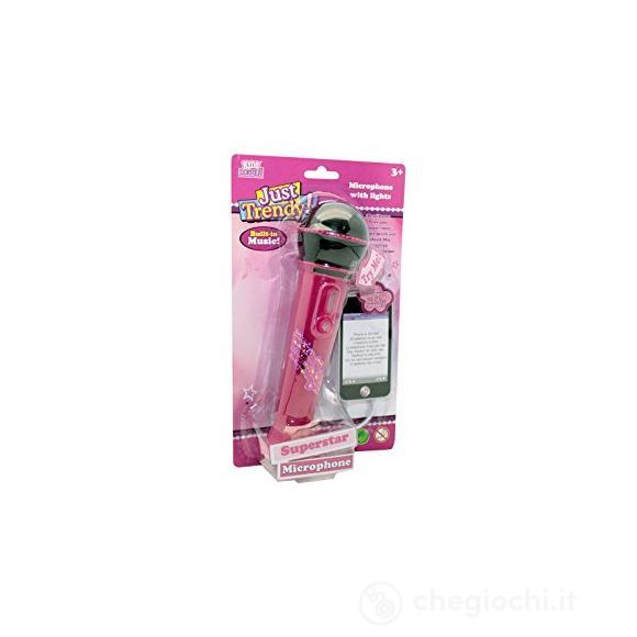 Microfono rosa Con Collegamento Mp3