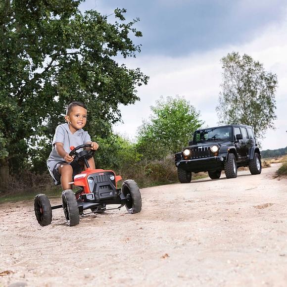 Jeep Buzzy Rubicon Pedal Go Kart Red/Black