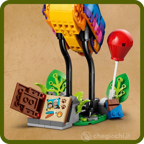 LEGO | DISNEY PIXAR 43290 Kevin e Dug, 2 Animali Giocattolo con Palloncino Rosso, Foglie ed Espositore, Regalo per Bambine 9+
