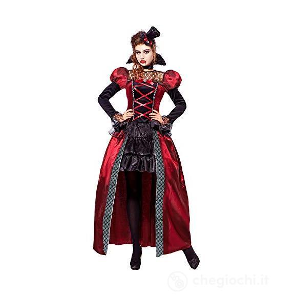 Vampiressa Vittoriana (Vestito, Collare, Mini Cappello) S