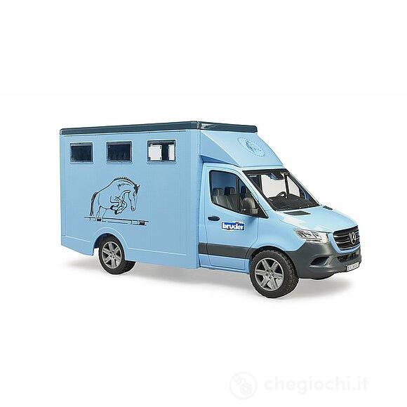 MB Sprinter camion per trasporto animali 1 cavallo (02674 )