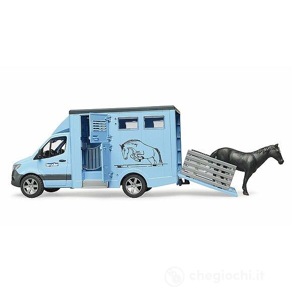 MB Sprinter camion per trasporto animali 1 cavallo (02674 )