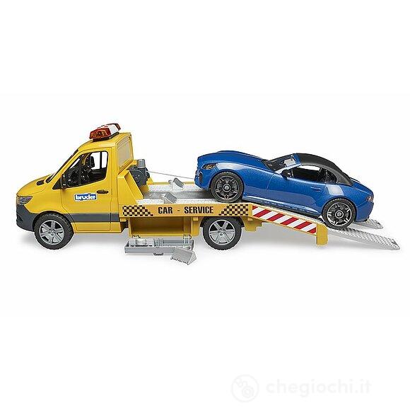 MB Sprinter furgone con modulo luci e suoni e roadster BRUDER (02675)