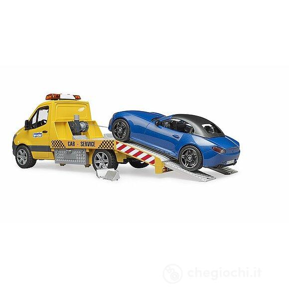 MB Sprinter furgone con modulo luci e suoni e roadster BRUDER (02675)