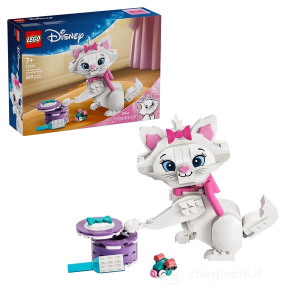 LEGO | Disney 43286 Adorabile Minou de Gli Aristogatti, Gatto Giocattolo con Accessori, Decorazione Camera da Letto, Regalo 7+