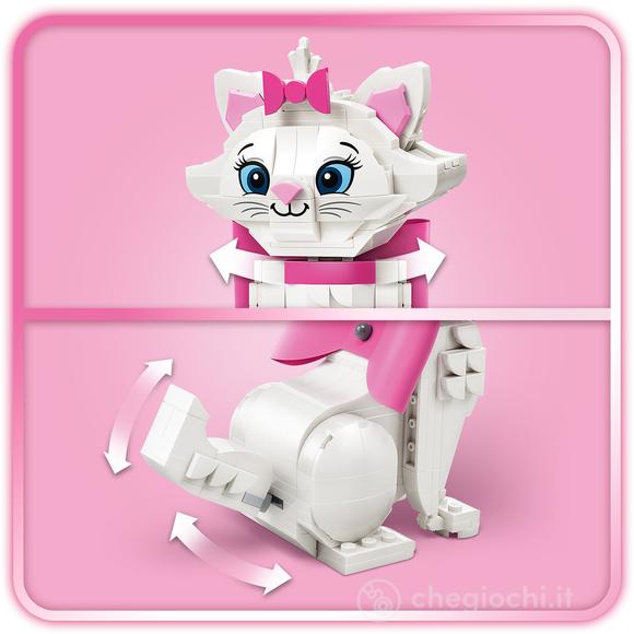 LEGO | Disney 43286 Adorabile Minou de Gli Aristogatti, Gatto Giocattolo con Accessori, Decorazione Camera da Letto, Regalo 7+