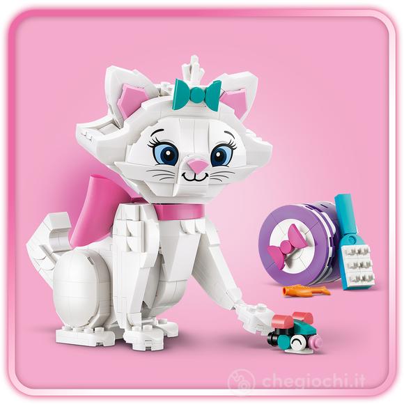 LEGO | Disney 43286 Adorabile Minou de Gli Aristogatti, Gatto Giocattolo con Accessori, Decorazione Camera da Letto, Regalo 7+