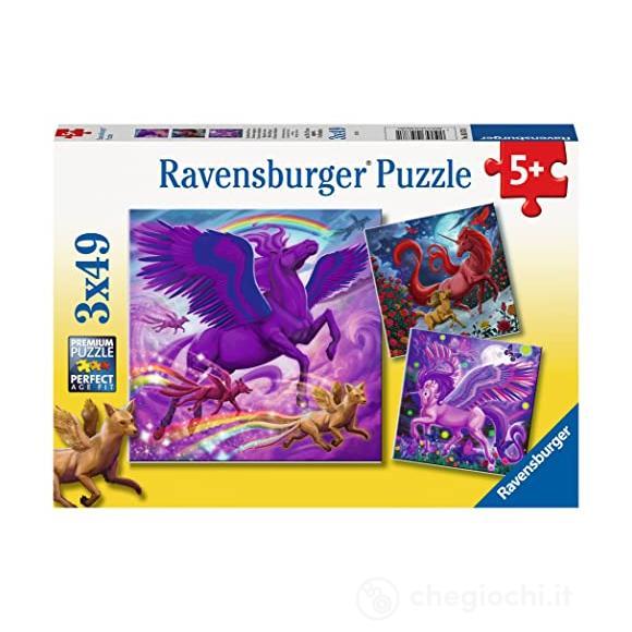 Puzzle 3x49 pz Creature mitologiche