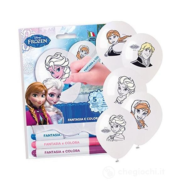 Palloncini Da Colorare Frozen