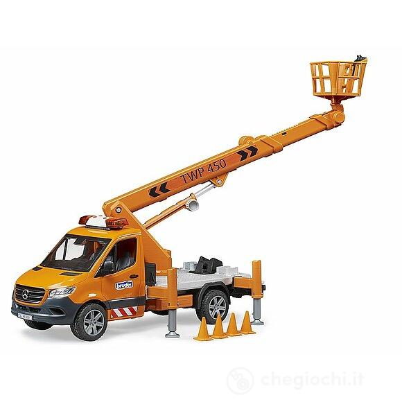 MB Sprinter con piattaforma di lavoro e modulo Light + Sound (02679)