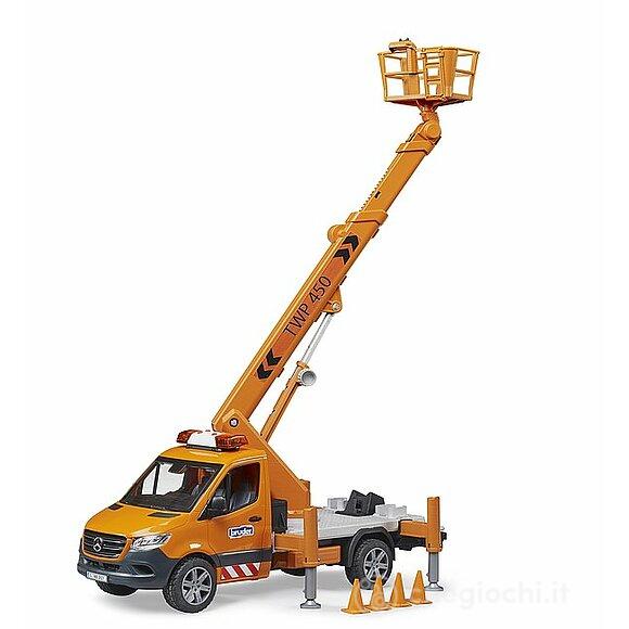 MB Sprinter con piattaforma di lavoro e modulo Light + Sound (02679)