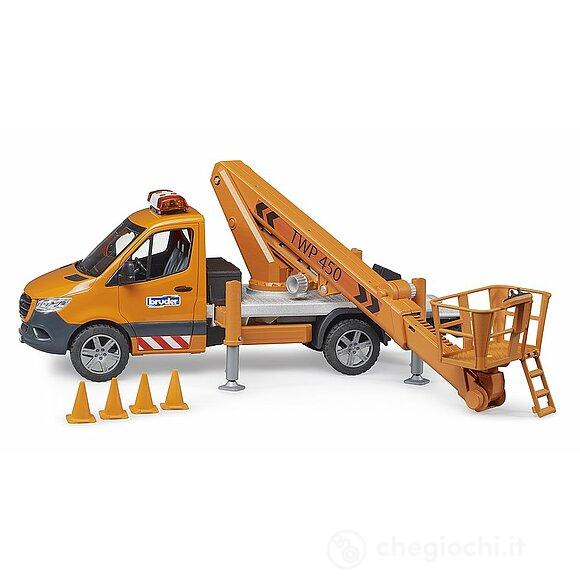 MB Sprinter con piattaforma di lavoro e modulo Light + Sound (02679)