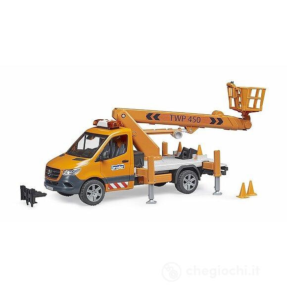 MB Sprinter con piattaforma di lavoro e modulo Light + Sound (02679)