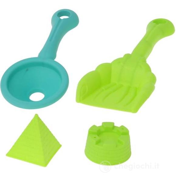 Set Spiaggia Camion paletta rastrello formine