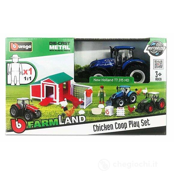 Fattoria Pollaio Con Trattore 10cm (930047)
