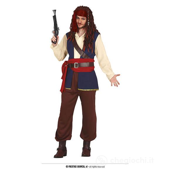 Costume Da Pirata Uomo Adulto Taglia M 48-50 (79682)