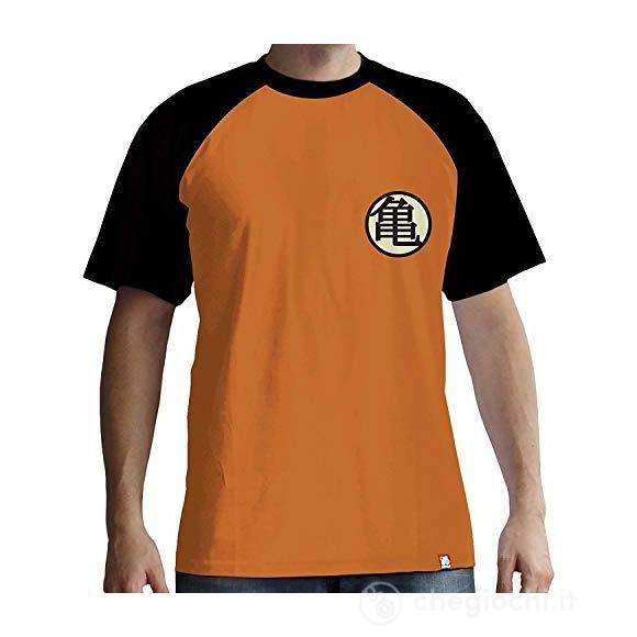 Abytex331 - Dragon Ball - T-Shirt Kame Symbol Man Orange - Premium M
