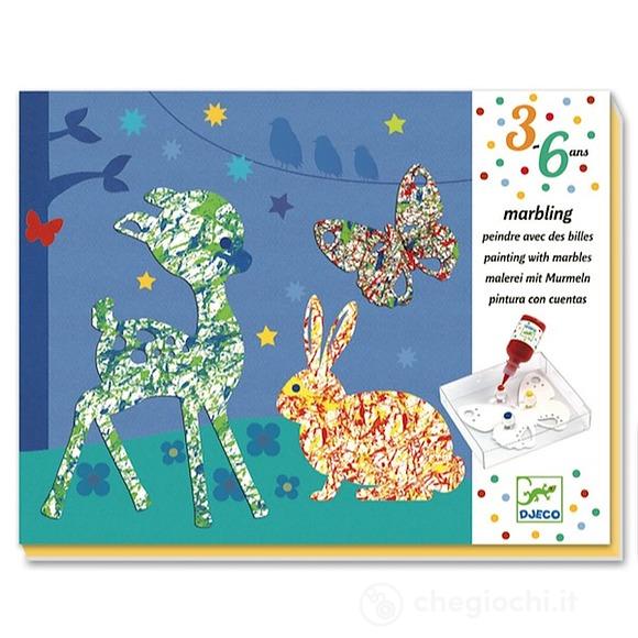 Marbling - Colourful parade - Little ones - Pittura (DJ09686)