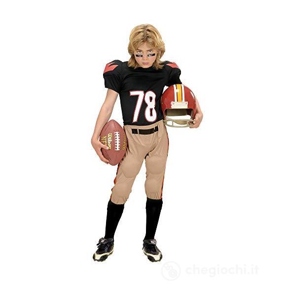 Giocatore Di Football Americano (T-Shirt Imbottita, Pantaloni Imbottiti) (140 Cm / 8-10 Years)