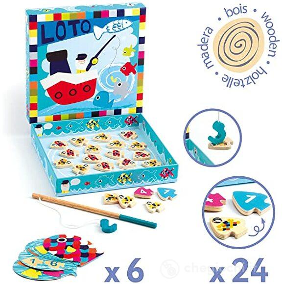 Lotto mare gioco pesca - Giochi educativi in legno (DJ01688)