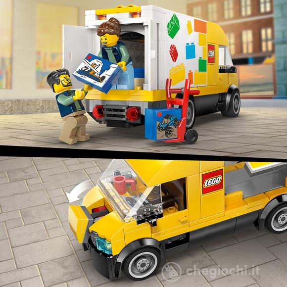 LEGO City 60500 Furgone LEGO Giocattolo, Camion per Consegne con 2 Minifigure, Carrello e Accessori, Regalo per Bambini da 6+