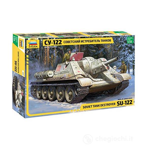Su-122 Soviet Self Propelled Gun Wwii Scala 1/35 (ZS3691)